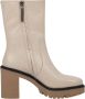 Gioseppo Ankle Boots Heeled Boots Beige Black Dames - Thumbnail 3