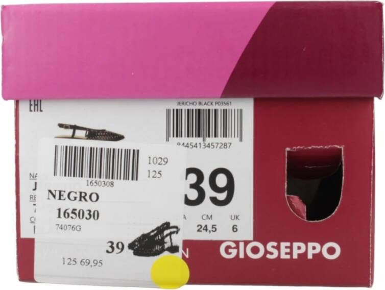 Gioseppo Jericho Ballerina Schoenen Black Dames