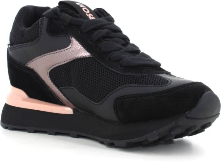 Gioseppo Lage Sleehak Sneaker Harkany Schoenen Black Dames