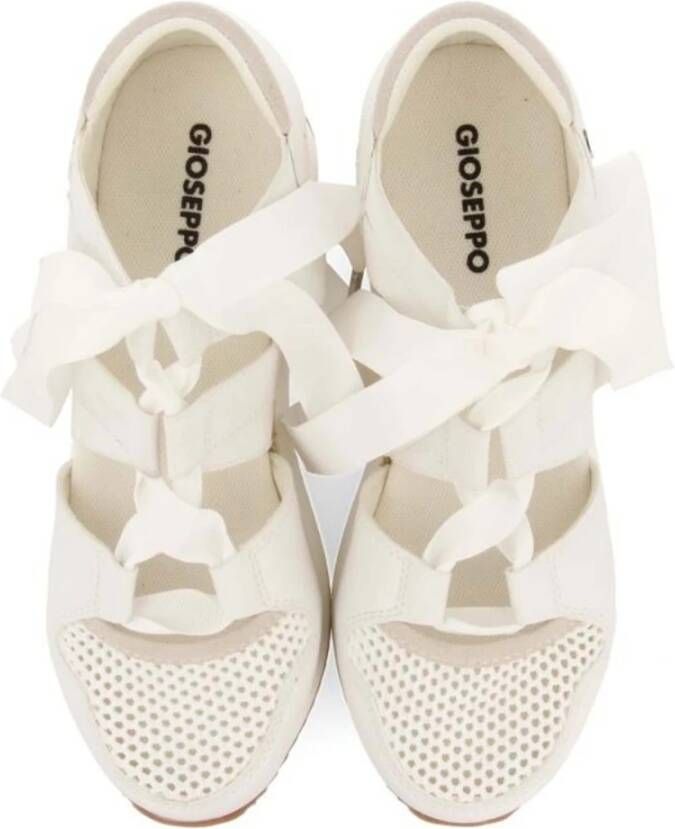 Gioseppo Muir Platform Sandals White Dames