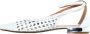 Gioseppo Gevlochten Leren Ballet Flats voor Vrouwen White Dames - Thumbnail 4