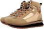 Gioseppo Dames Hoge Sneakers Ferney 70841 Beige Dames - Thumbnail 4