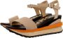 Gioseppo Sportieve Sleehak Sandalen Beige Dames - Thumbnail 4