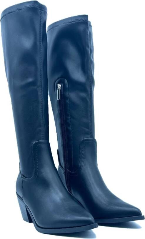 Gioseppo Zwarte Laarzen Champlain Collectie 2024 2025 Blue Dames