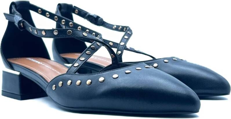 Gioseppo Zwarte platte schoenen voor moderne vrouw Black Dames