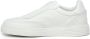 Giuliano Galiano Witte leren sneakers met logo White Heren - Thumbnail 4