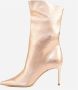 Giuliano Galiano Zalm Leren Stiletto Laarzen Beige Dames - Thumbnail 4