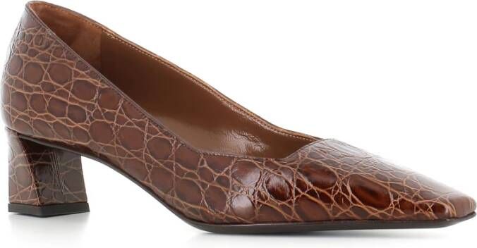 giuseppe zanotti Bruin Leren Hakken Pumps Brown Dames