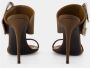 Giuseppe zanotti Bruine leren sandalen Ludhovica stijl Brown Dames - Thumbnail 3