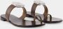 Giuseppe zanotti Bruine Platte Sandalen Leer Brown Dames - Thumbnail 2