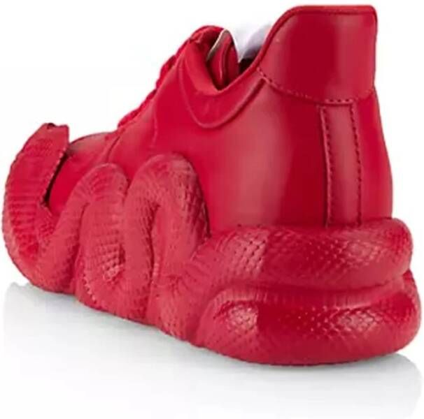 giuseppe zanotti Cobra Sneakers Leren Heren Schoenen Red Heren