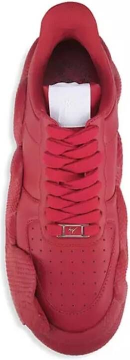 giuseppe zanotti Cobra Sneakers Leren Heren Schoenen Red Heren