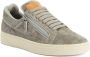 Giuseppe zanotti Denim Print Lace-Up Sneaker Gray Heren - Thumbnail 2