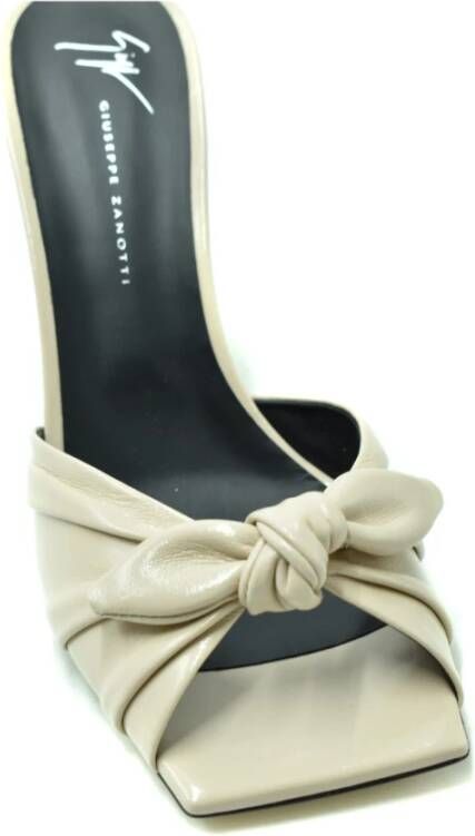 giuseppe zanotti Elegante High Heels voor Vrouwen Beige Dames