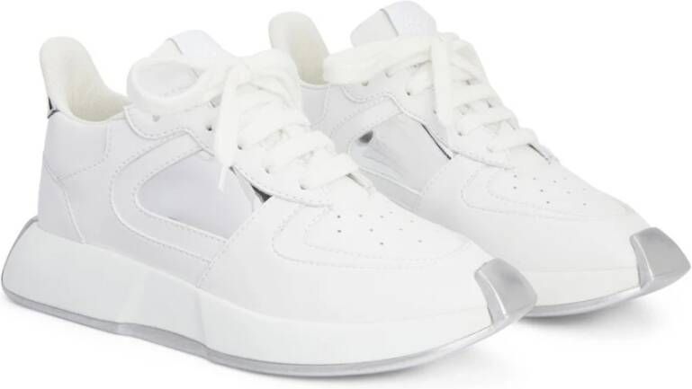 Giuseppe zanotti Ferox Sneakers met Achterlogo Detail White Heren