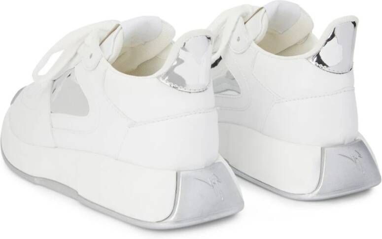 giuseppe zanotti Ferox Sneakers met Achterlogo Detail White Heren