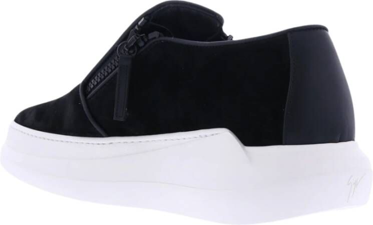 giuseppe zanotti Heren Scarpe Uomo Velour Black Heren