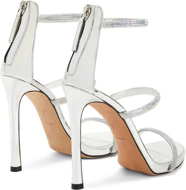 giuseppe zanotti High Heel Sandals Gray Dames