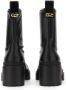 Giuseppe zanotti Italiaanse Bikerlaarzen Polyurethaan Polyester Mix Black Dames - Thumbnail 2