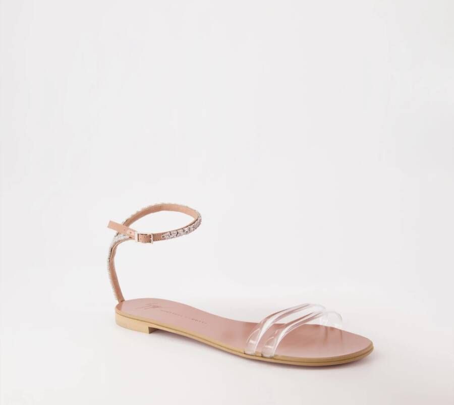 giuseppe zanotti Kristalband Sandalen Beige Dames