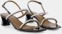 Giuseppe zanotti Kristallen Sandalen Zwart Leer Black Dames - Thumbnail 2