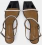 Giuseppe zanotti Kristallen Sandalen Zwart Leer Black Dames - Thumbnail 4