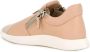 Giuseppe zanotti Licht Suède Logo Plaque Sneakers Beige Dames - Thumbnail 3