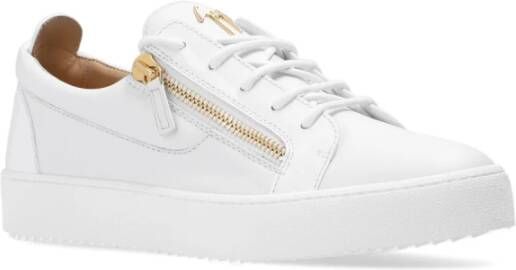 giuseppe zanotti Logo sneakers White Heren