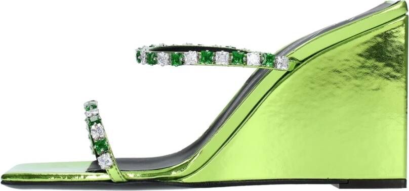 giuseppe zanotti Met hak Groen Green Dames