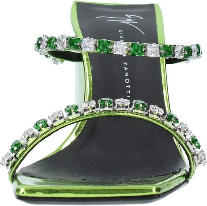 giuseppe zanotti Met hak Groen Green Dames