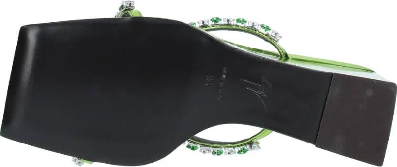 giuseppe zanotti Met hak Groen Green Dames