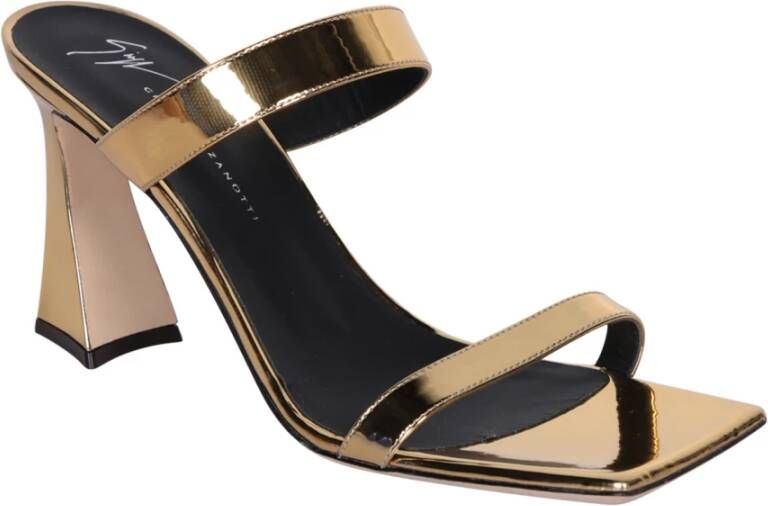 giuseppe zanotti Metallic Sandalen voor Vrouwen Gray Dames