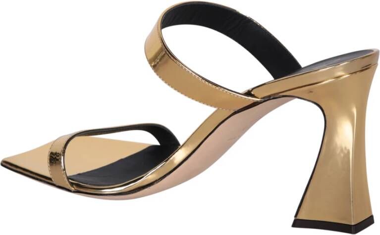 giuseppe zanotti Metallic Sandalen voor Vrouwen Gray Dames