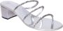 Giuseppe zanotti Metallic Sandalen voor Vrouwen Gray Dames - Thumbnail 2