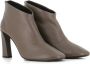 Giuseppe zanotti Fango Leren Enkellaarzen met Rits Gray Dames - Thumbnail 2