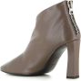 Giuseppe zanotti Fango Leren Enkellaarzen met Rits Gray Dames - Thumbnail 4