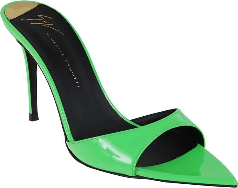 giuseppe zanotti Muilezels met hakken Groen Dames