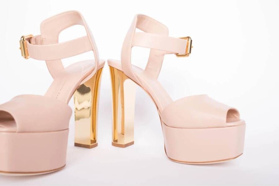 giuseppe zanotti Nappapuf Lavinia Sandalen Pink Dames