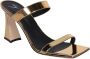 Giuseppe zanotti Open Teen Leren Sandalen Twee Band Yellow Dames - Thumbnail 2