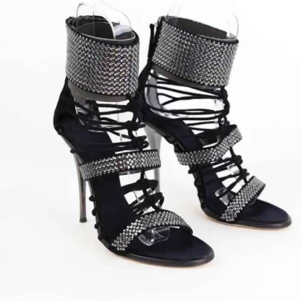 Giuseppe Zanotti Pre-owned Canvas heels Black Dames