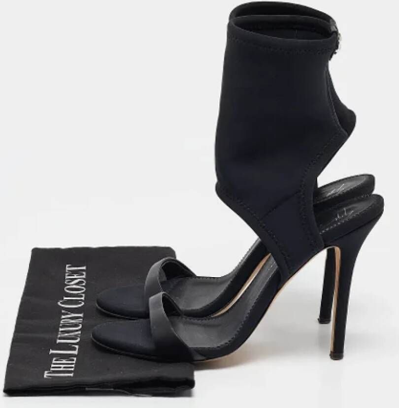 Giuseppe Zanotti Pre-owned Fabric heels Black Dames