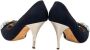 Giuseppe Zanotti Pre-owned Fabric heels Blue Dames - Thumbnail 4