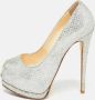 Giuseppe Zanotti Pre-owned Fabric heels Gray Dames - Thumbnail 2