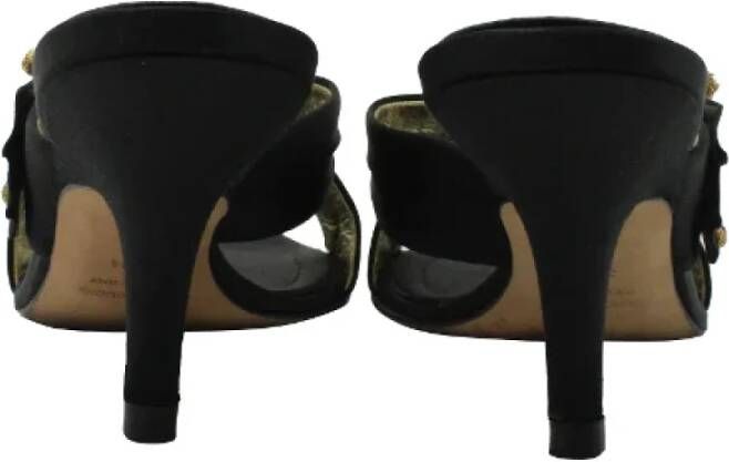 Giuseppe Zanotti Pre-owned Fabric sandals Black Dames