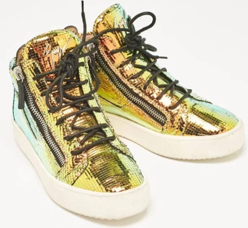 Giuseppe Zanotti Pre-owned Fabric sneakers Multicolor Heren