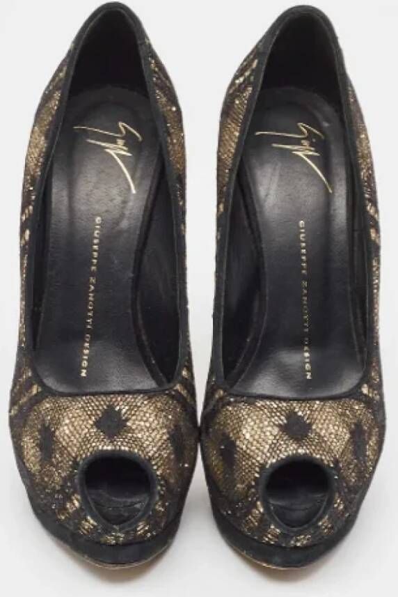 Giuseppe Zanotti Pre-owned Lace heels Black Dames