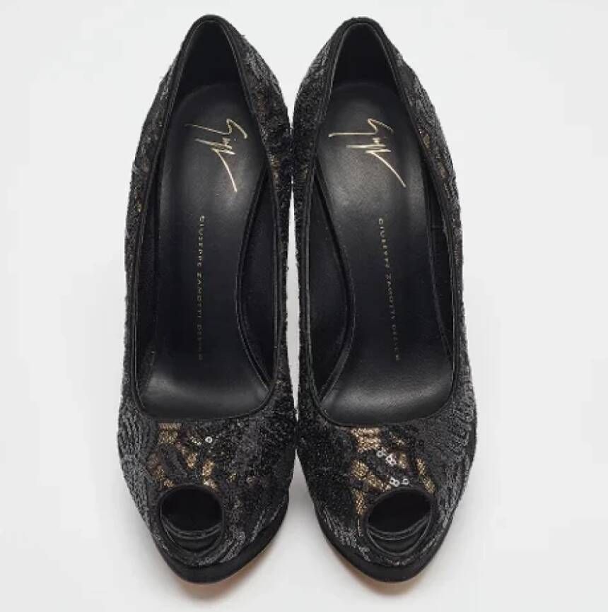 Giuseppe Zanotti Pre-owned Lace heels Black Dames