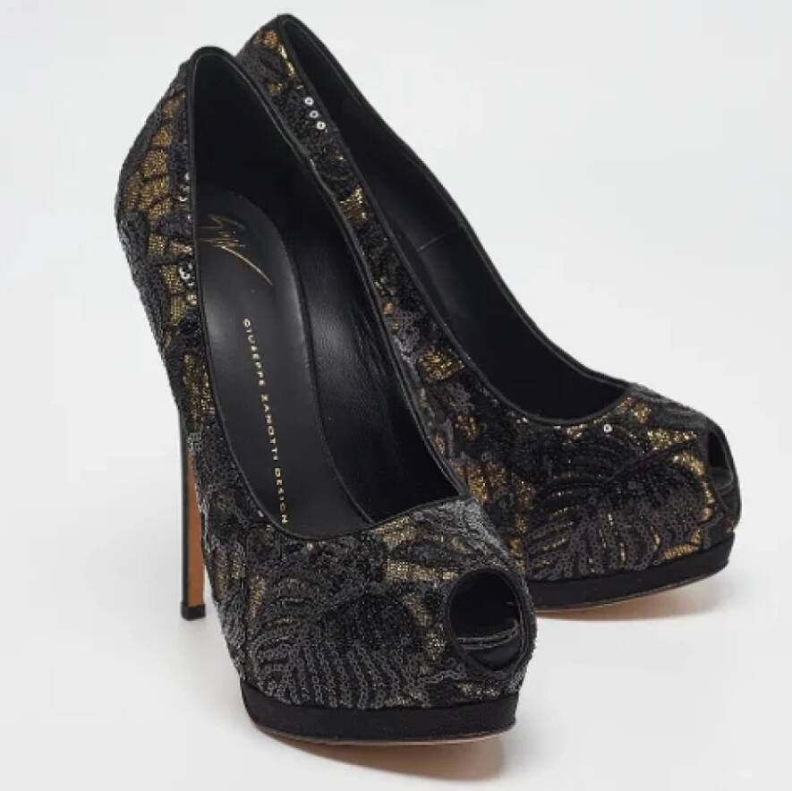 Giuseppe Zanotti Pre-owned Lace heels Black Dames