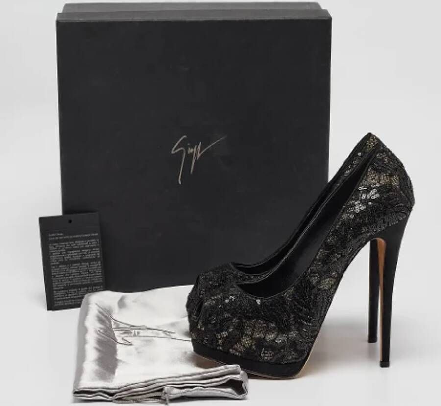 Giuseppe Zanotti Pre-owned Lace heels Black Dames