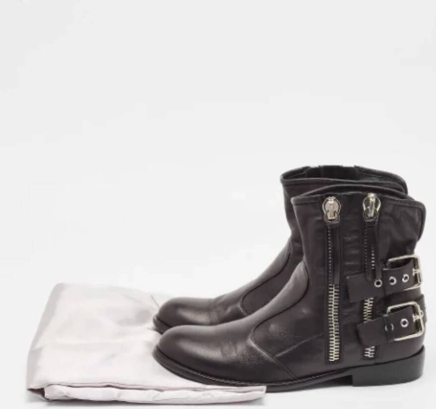 Giuseppe Zanotti Pre-owned Leather boots Black Heren